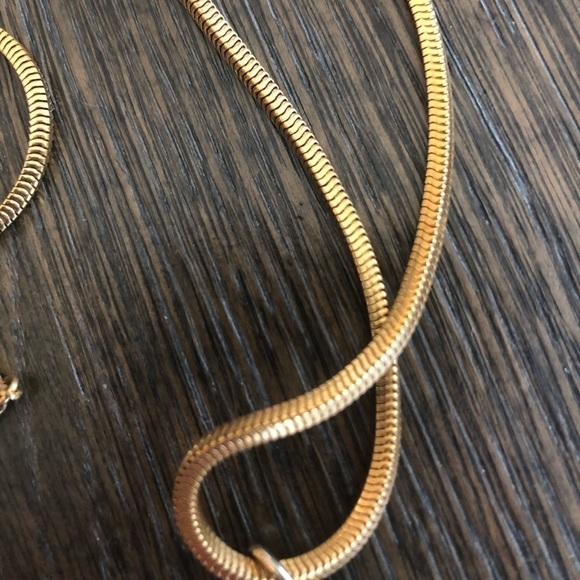 Vintage Biagi Piesces long necklace, gold tone cca.1970’s - Picture 6 of 9